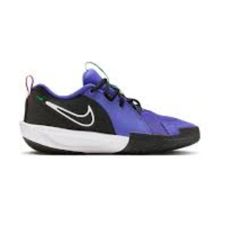 Nike G.T. Cut 3 Comfortable Sports Shock Absorbing Durable Mid-Top Kids Basketball Shoes Kids Basketball Shoes Black Indigo Green FD7033-500