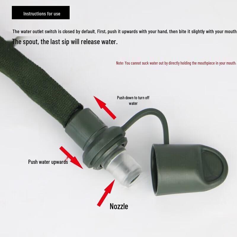 Outdoor Hydration Pack with 3L Water Bladder