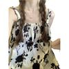 Plus Size 2-300 lbs Women's French Floral Camisole Vest - Extra Large, Sleeveless Summer Outerwear