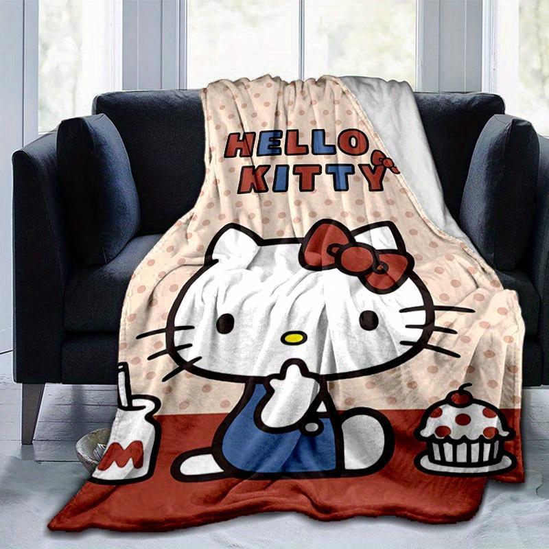 

1pc. Hello Kitty Cute Cartoon Blanket - Perfect for Home, Office, Outdoor Use, Gift Idea, Suitable for Al 100x150cm