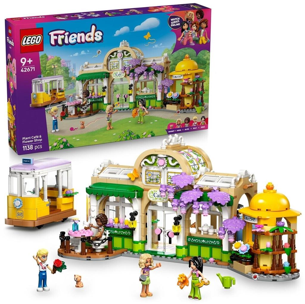 LEGO Constructor House Friends – Plant Cafe and Flower Kiosk (42671)