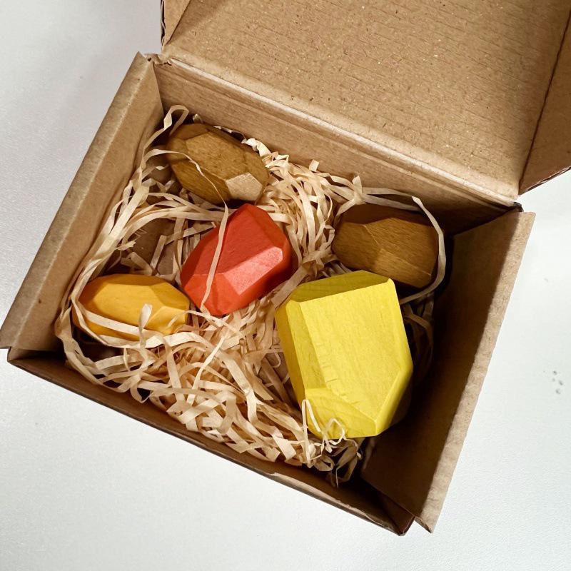 Montessori Stone Stacking Educational Puzzle Blocks for Girls – Early Learning Gift