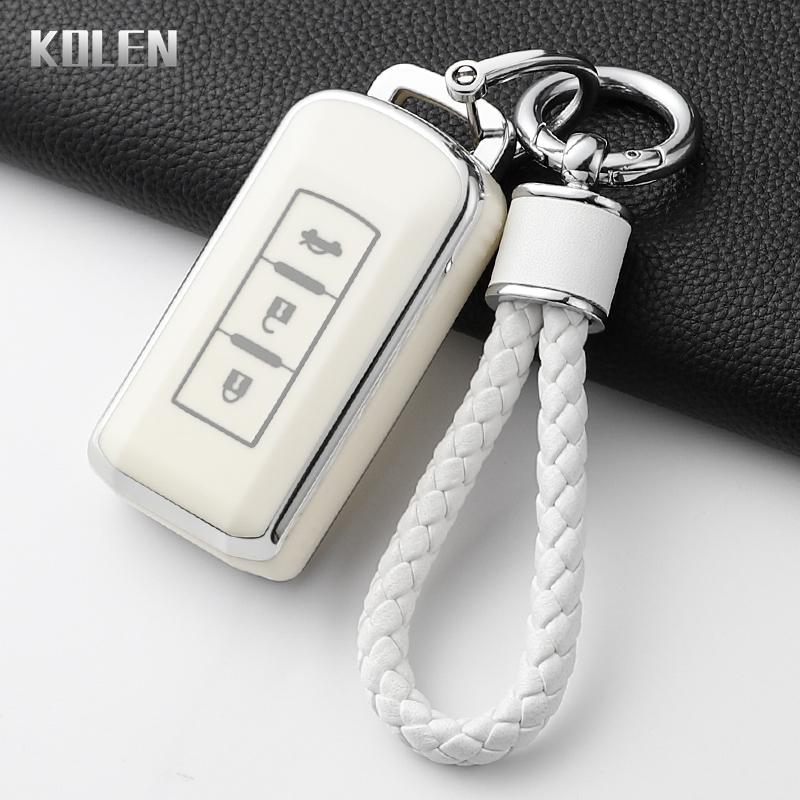 Fashion Tpu Car Remote Key Case Cover For Mitsubishi Xpander Outlander Asx Pajero Eclipse Cross Montero Protected Keychain Shell
