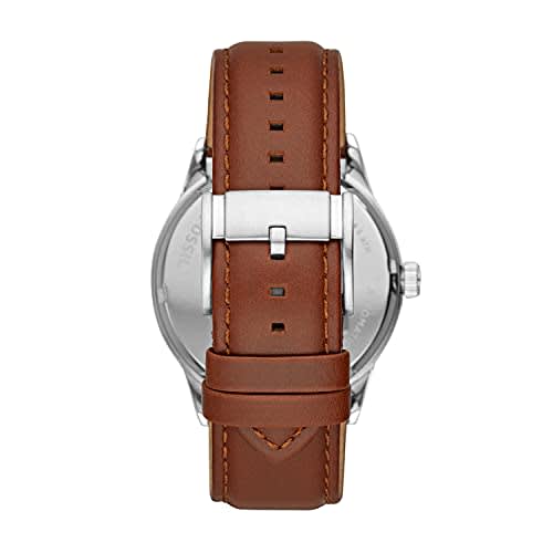 Fossil FLYNN BQ2386 Men's Automatic Watch, Brown, Officially Imported