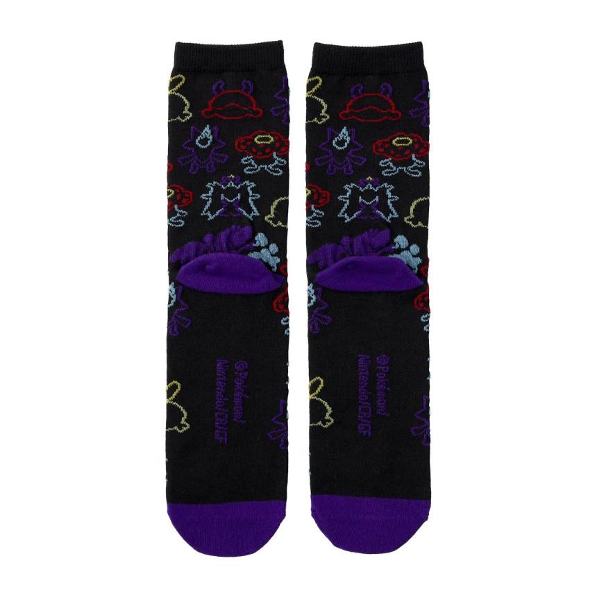 POKEMON Pokemon Center Poison Hazard Pattern Socks (23-25cm)