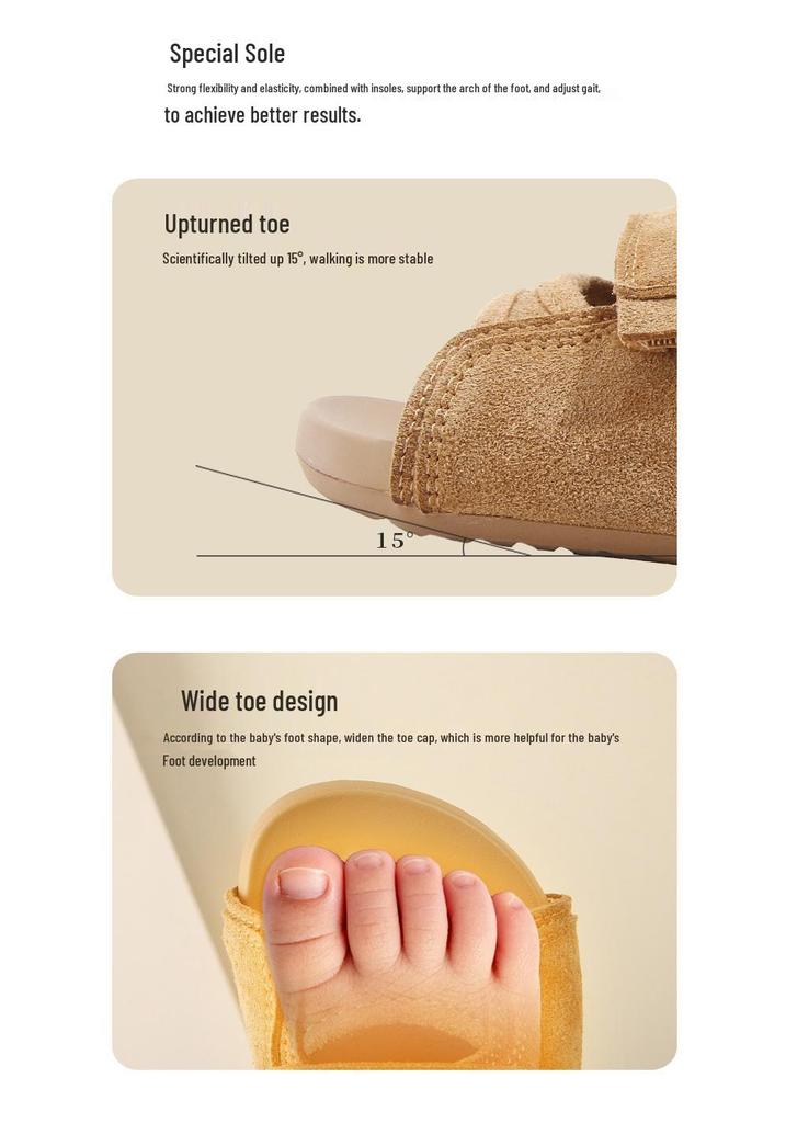 Infant Non-Slip Soft Sole Sandals for Kids 1-3 Years - Summer Beach Shoes