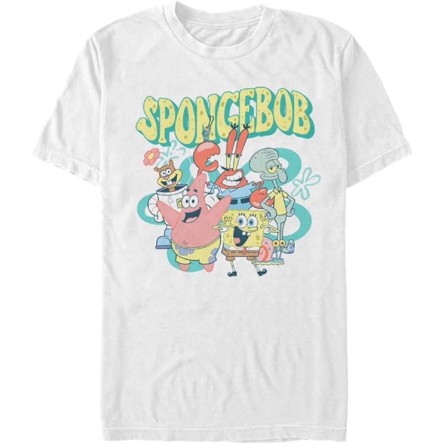 

Мужская футболка Nickelodeon Губка Боб Квадратные Штаны Группа S