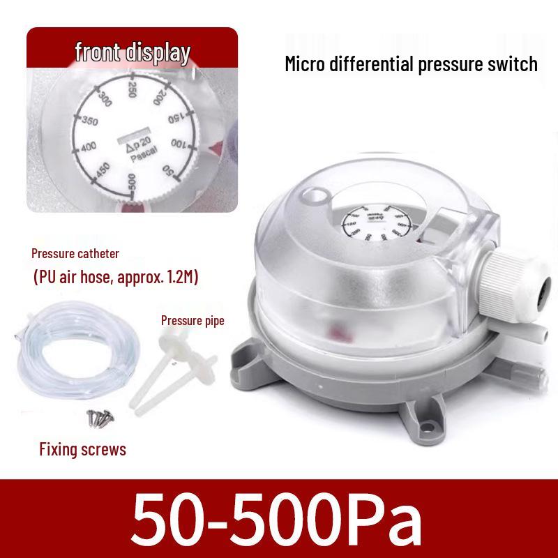 Micro Differential Pressure Sensor for Air Ventilation and Gas Flow Monitoring