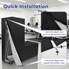 Elliptical Cover 210D Oxford Cloth Waterproof and Dustproof Elliptical Exercise Machine Cover with Zipper and Drawstring for Gym
