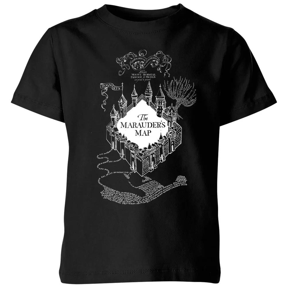 Harry Potter The Marauder s Map Kids T-Shirt - Black - 3-4 Years 130