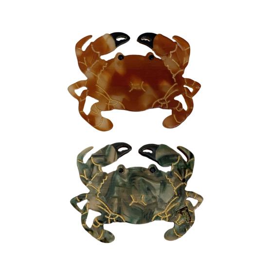 Women Hair Clip Crab Design No Damage To Hair Mini Hairpin Thick Thin Curly Straight Hair Small Sea Animal Hair Barrettes