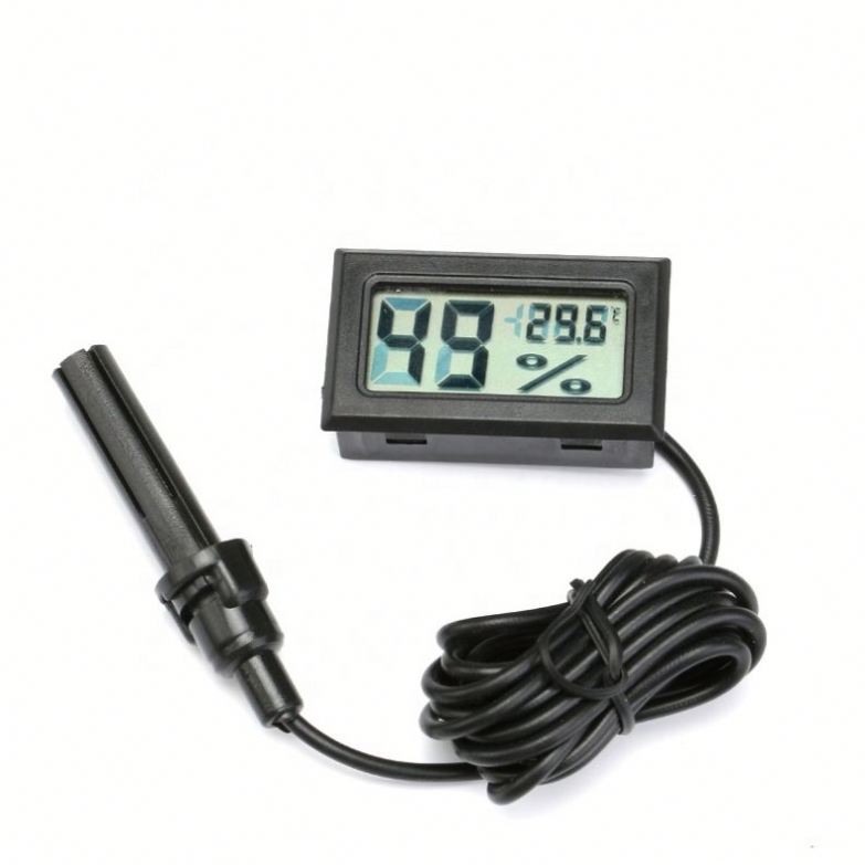 For Incubator Fridge Freezer Thermograph Temperature Humidity Meter Detector Indicator Mini LCD Digital Thermometer Hygrometer