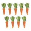18Pcs Hamster Rabbit Small Animal Chewing Carrot Teeth Grinding Sticks Pet Cage Accessories Hamster Toys Rabbit Chew Carrots