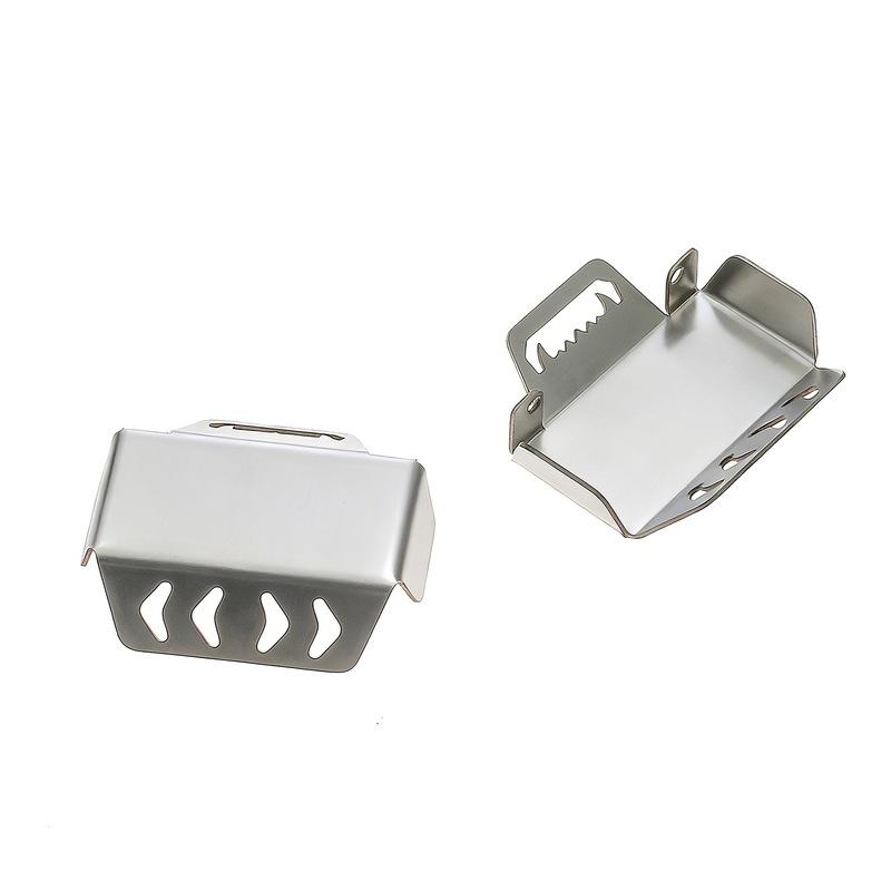 Stainless Steel Metal Bumper Chassis Armor Protection Skid Plate for LC79 1/10 86160 RC Car Upgrade OP Accessories