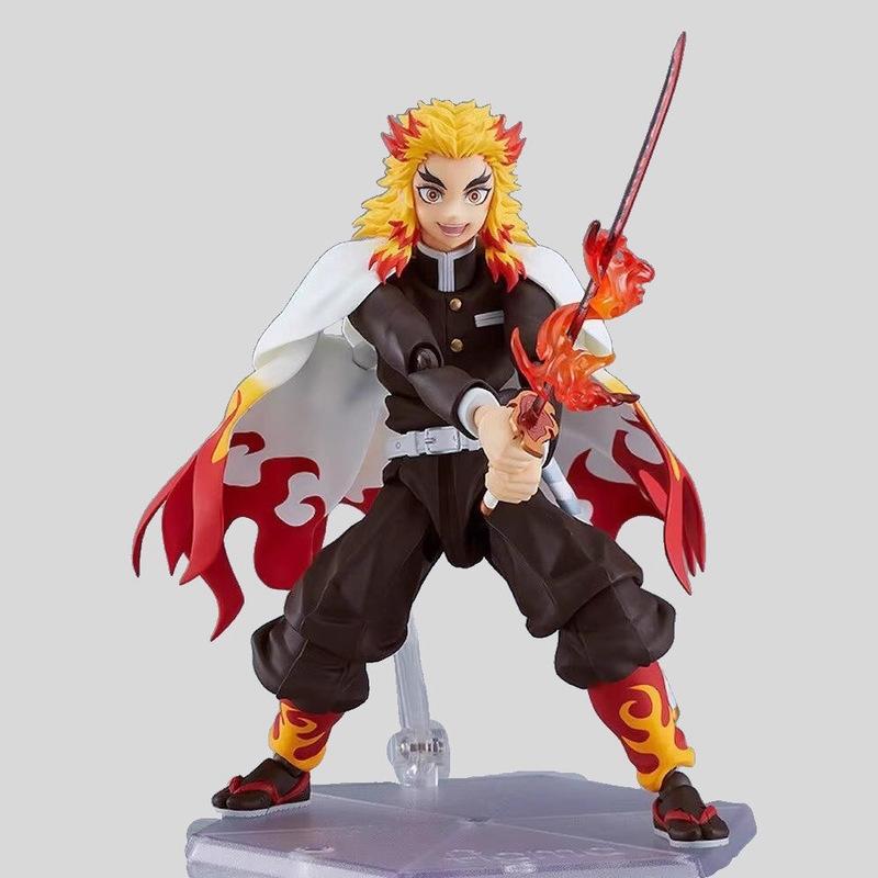

New 13cm Demon Slayer Figure Kimetsu No Yaiba Rengoku Kyoujurou 553 Tanjirou Kamado Nezuko Kamado Agatsuma Zenitsu Gift
