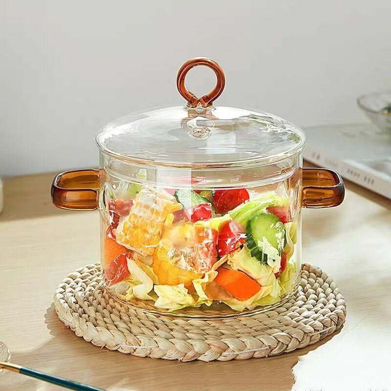

ZISIZ Glass Stew Pot 1900ml