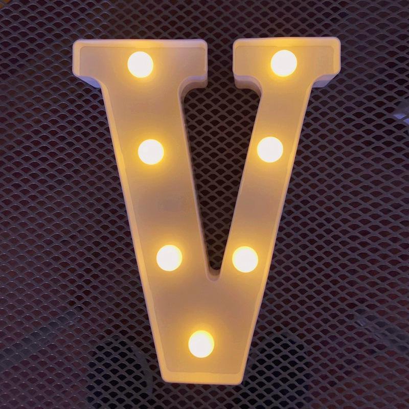 Popular 26-Letter Alphabet, Number & Symbol Lights for Events & Decor