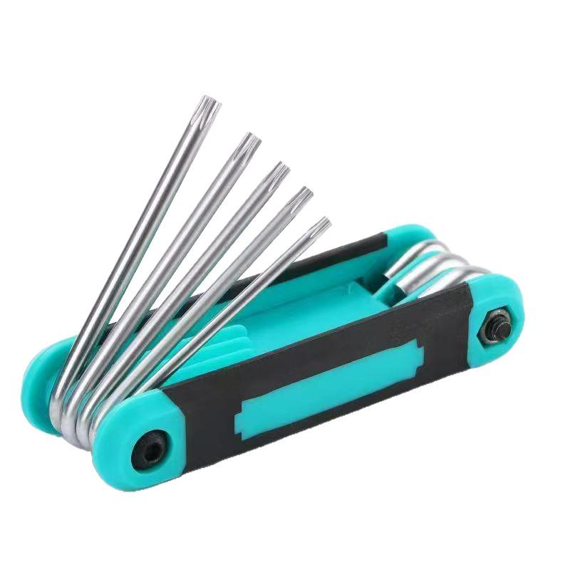 Foldable Hex and Torx Wrench Set, Chrome Vanadium Steel