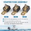 55A Starter Fuse Assembly For MerCruiser 3.0L 4.3L 5.0L 5.7L 350 MAG 7.4L 8.2L OE 79023A91 88-79023A91 Black