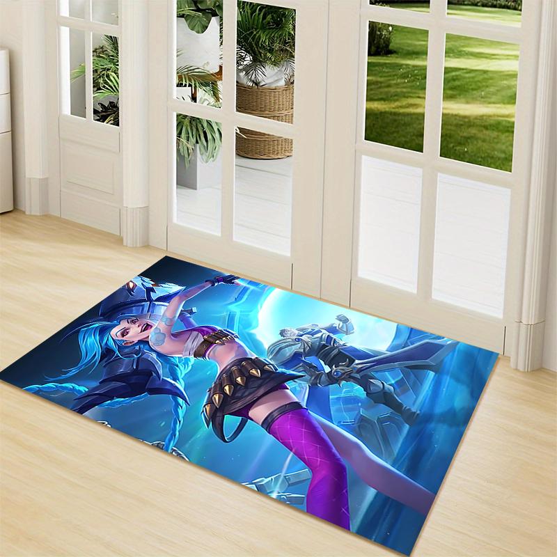 Fantasy Heroes Unite Carpet Rug Soft Washable Antislip Home Living Room Sofa Mats Personalized Christmas Rug