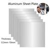 1/5pcs Aluminum Plate Thickness 0.3-10mm Effect Protection Aluminum Plate Metal Plate Electrical Cutting Frame Metal Plate