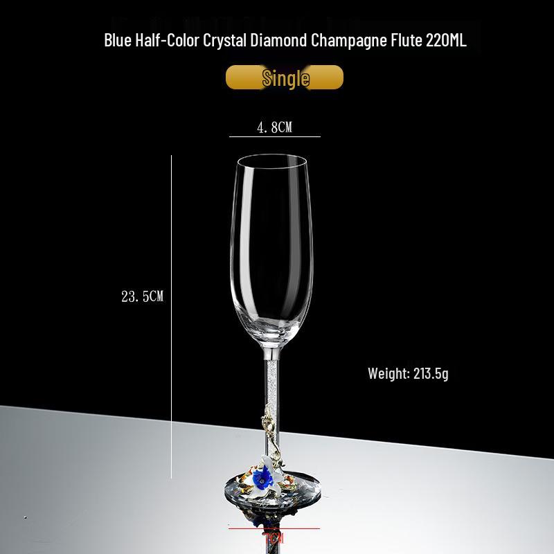 European Enamel Wine & Champagne Glass