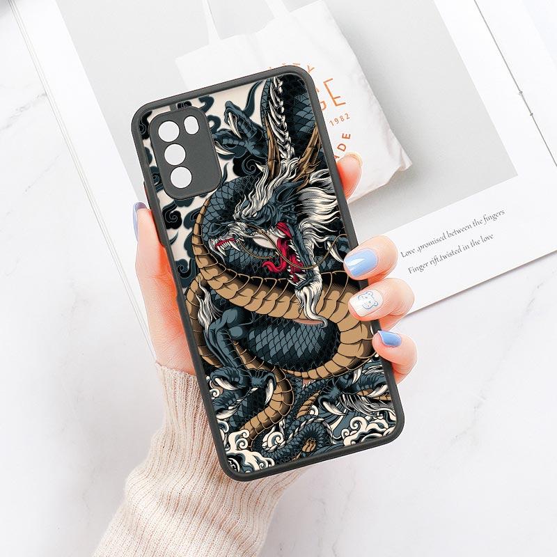 Cool Tiger Dragon Cloud Phone Case For Xiaomi Mi 11 Lite 5G NE 12 12T Pro 11T 9 10 Cover POCO X3 NFC F3 M3 M4 X4 Pro Matte Funda