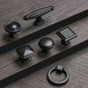 Cupboard Fashion Furniture Cabinet Dresser Black Series Door Handle Cabinet Pulls Wardrobe Pulls Drawer Knob