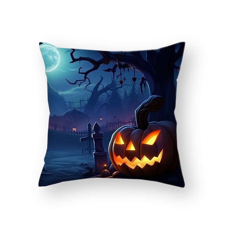 Neue Kürbis Halloween Dekoration Cartoon Kissenbezug Feiertag Wohnzimmer Sofa Schlafzimmer Bettseite Rückenkissen
