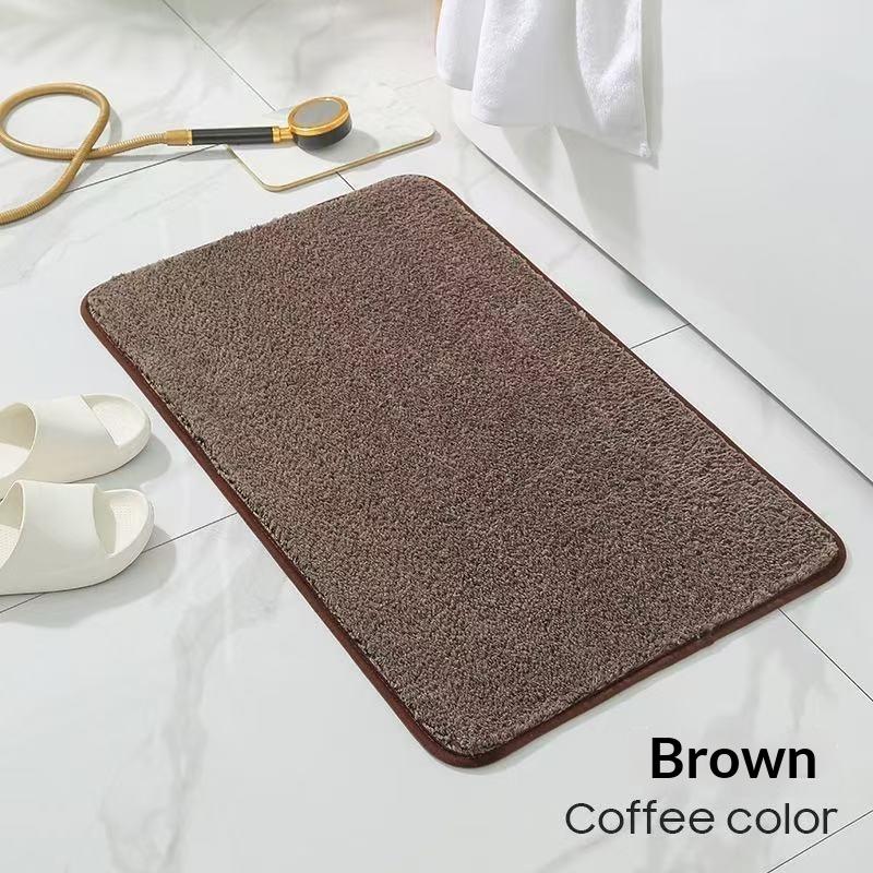 Crystal Velvet Non Slip Absorbent Bath Mat Floor Mat Doormat For Bathroom Entryway Indoor Use