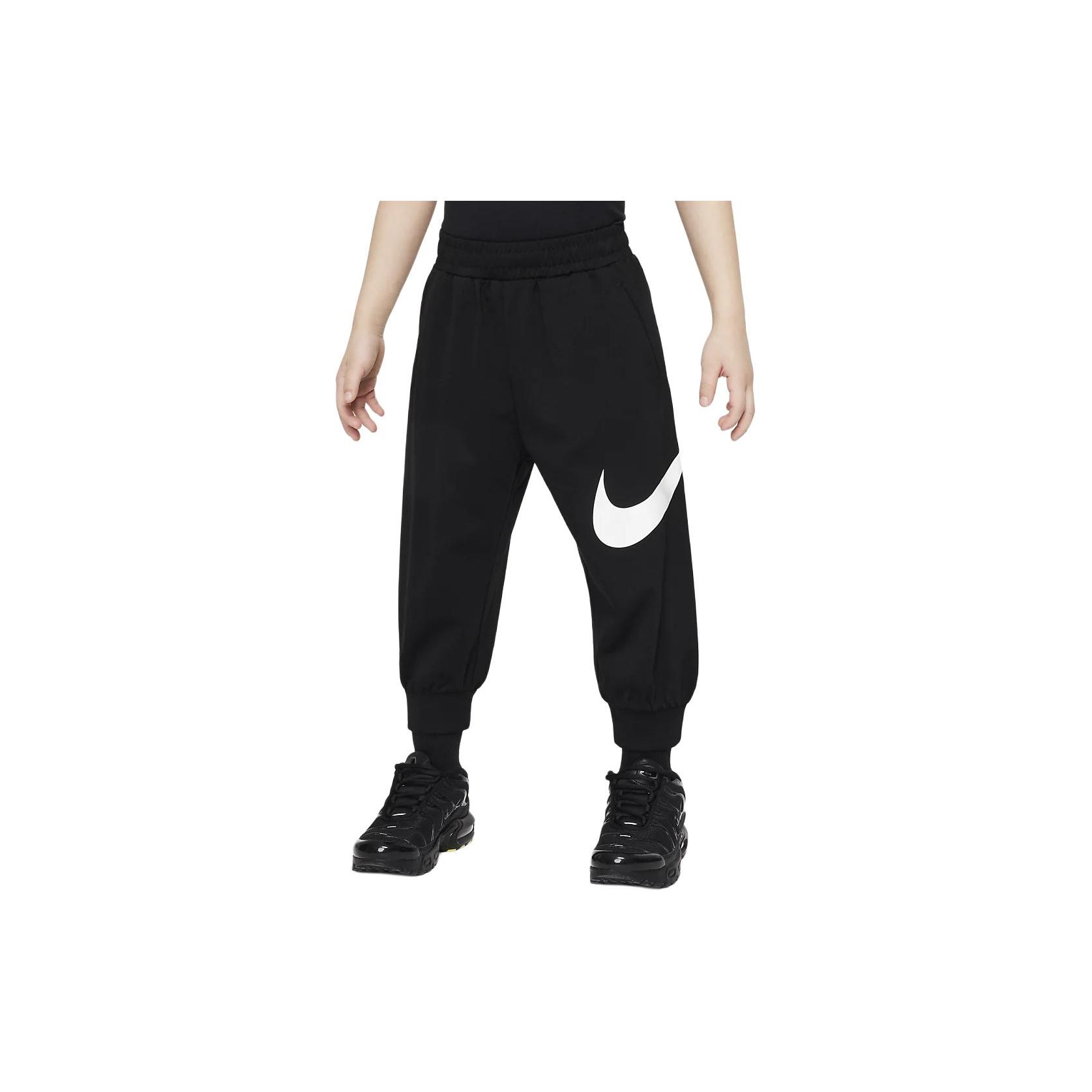 

Nike Kids Knitted Sports Pants With Logo And Drawstring Cool Casual Tapered Kids bottoms Black HM4729-010 7