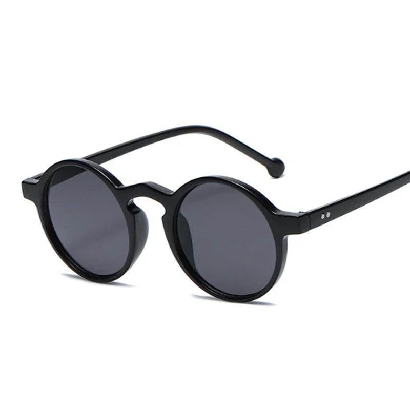 Fashion Round Sunglasses Woman Brand Designer Vintage Small Frame Sun Glasses Korean Style Driving Eyewear UV400