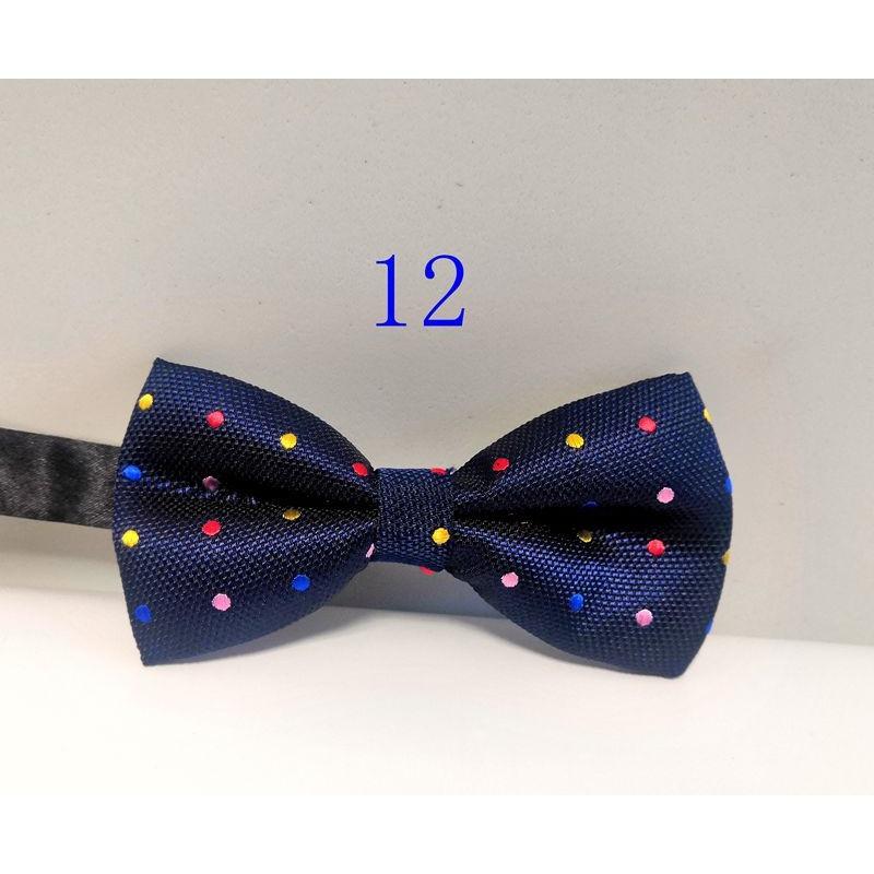 Papillon da Matrimonio da Uomo Abito a Pois Sposo Matrimonio Papillon Vestito Angolo Piatto Papillon Fibbia in Ferro Moda Business