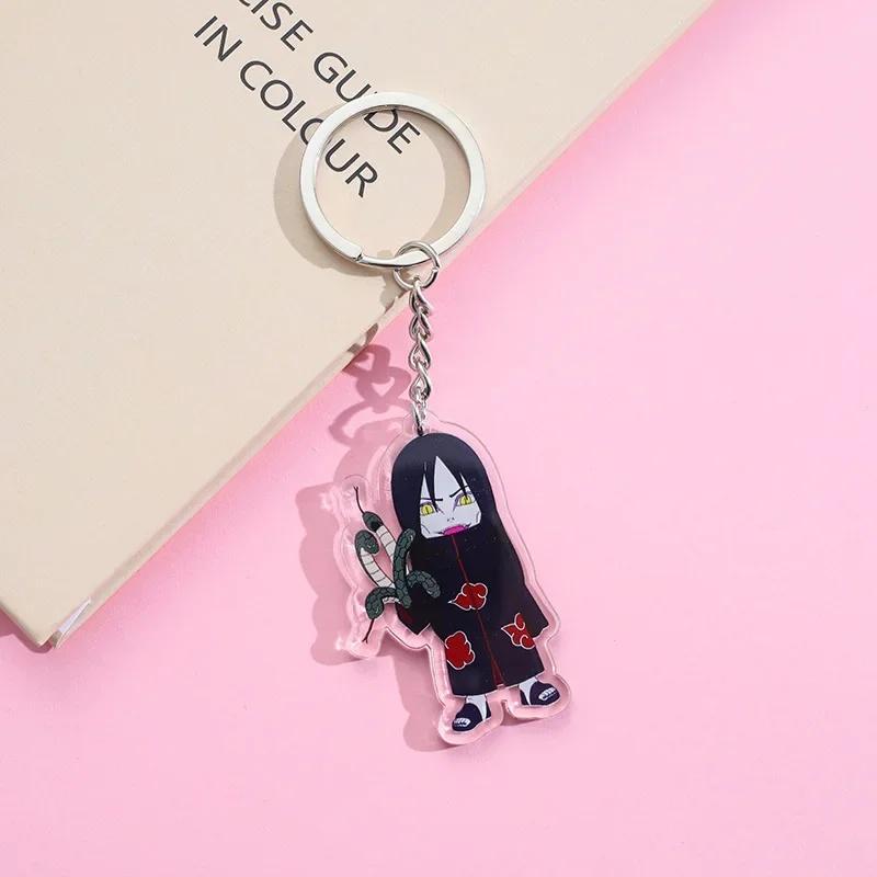 Naruto anime peripherals acrylic keychains toys cartoon schoolbags adorable plus exquisite tiny keychains present