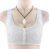 Lace Adhesive Without Marks Front Buckle Underwear for Women Reinforced Lower Circumference Without Steel Ring Middle-aged and Elderly Large Size Bra