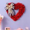 Herzförmiger Kranz Valentinstag Vielseitig Praktisch Tragbar Girlande Hängeornament für