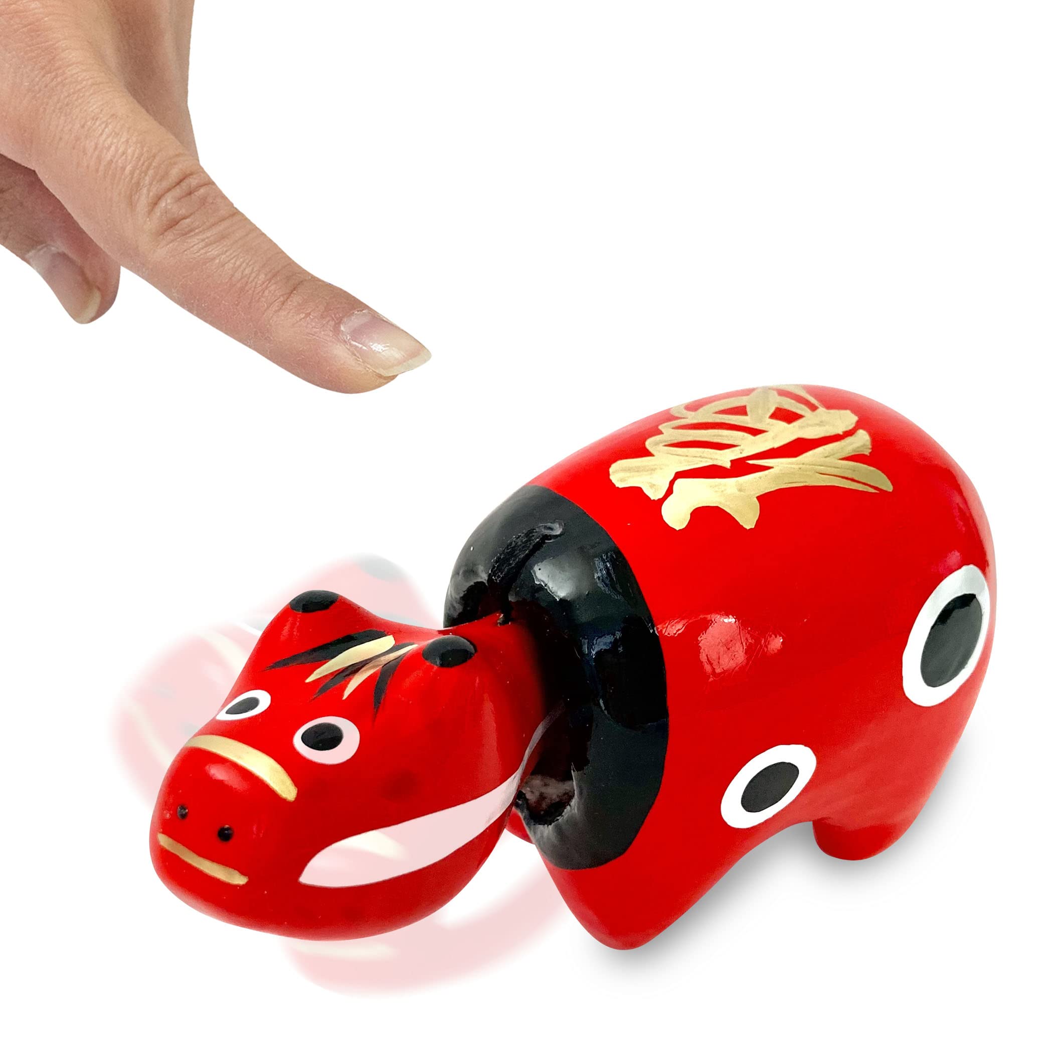 

в Редкий Акабэко Удача Защита от Зла и Ручная Работа Народное Ремесло Сделано в Префектуре Фукусима [Сделано в Японии, Производство] Корова, Корова, Болезнь,