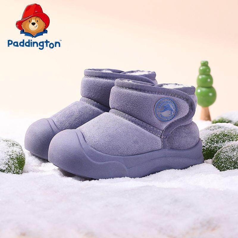Paddington Bear Kids' Snow Boots - Winter Velvet, Thick Cotton for Infants & Toddlers