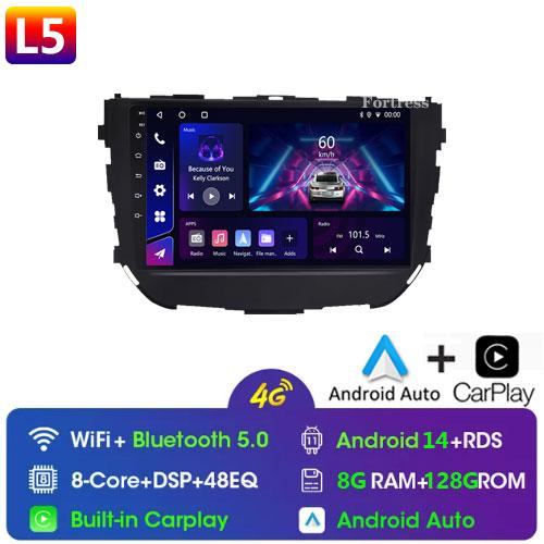 For Suzuki Vitara Brezza 2016 - 2019 Car Radio Multimedia Video Player Navigation Android 13 2din 2 Din DVD Carplay Android Auto