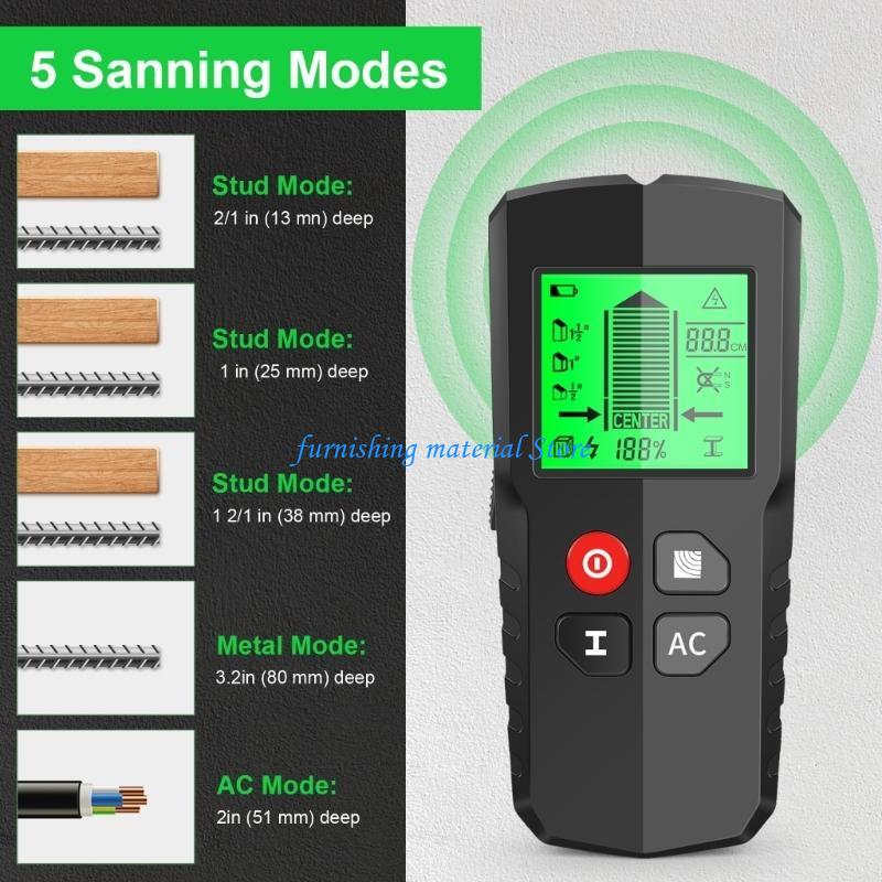 Y5GD Professional Detection Tool Wall Scanner Clear Display for Accurate Center Finding for DIY Enthusiasts & Contractors