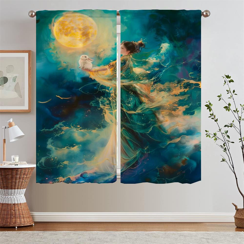 

Розовые шторы, затемняющие шторы для окна, изменяющие цветочные узоры, завитки из бисера, шторы для гостиной, современное украшение для дома W50xH70cmx2pcs-CL