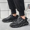 Zwarte Heren Casual Sneakers 2024 Zomer Ademend Mesh Dikke Zool Lage Top Mannen Joggen Platform Wandelen Voor Mannen Schoenen Mannen