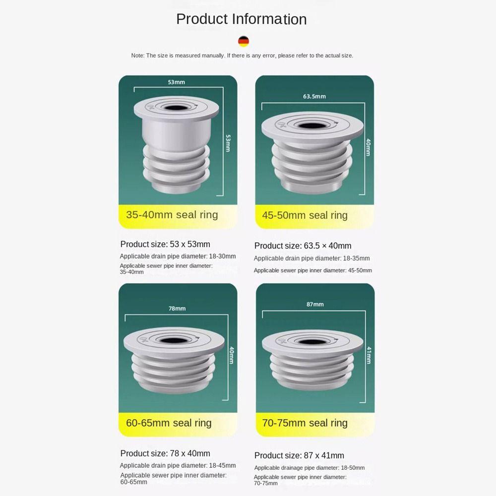 Stopper Washbasin Floor Drain Core Anti Odor Water Pipe Connector Creative Shower Drainer