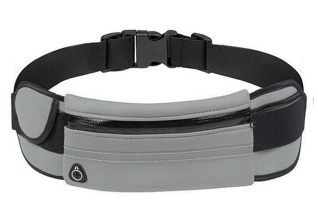 Unisex Waterproof Fitness Waist Bag for Running and Cycling with Phone and Water Bottle Storage