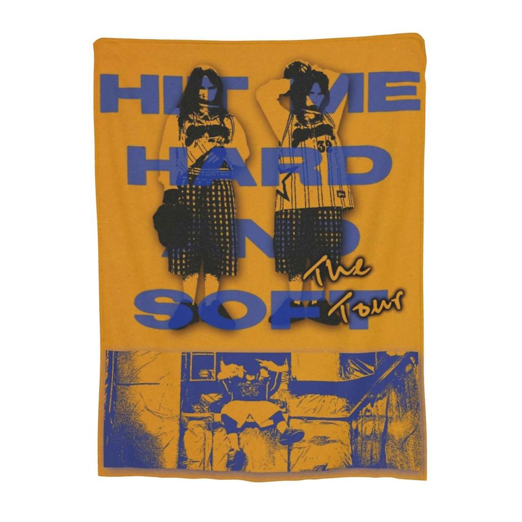 Hit Me Hard And Soft Merch Deka Billies Fleece Přehoz na postel Útulný Super Měkký pro Auto Přikrývka