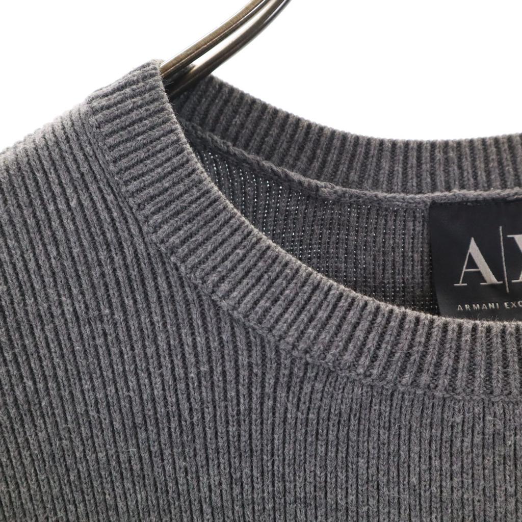 ARMANI EXCHANGE Long sleeve knit S gray sweater Men's Used