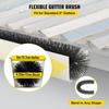Gutter Guard Brush With 30 FT Length Bristle, 4.33\"(Dia) Gutter Brush Leaf Guard Fit for 5 Inches Gutter, Galvanized Steel Wire Gutter Brush, No