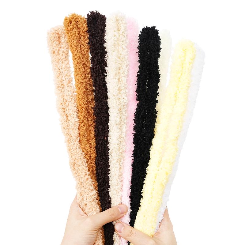 15mm Thick Coral Fleece Pipe Cleaners for DIY Plush Teddy & Puppy Handmade Dolls - Chenille Stem Set.