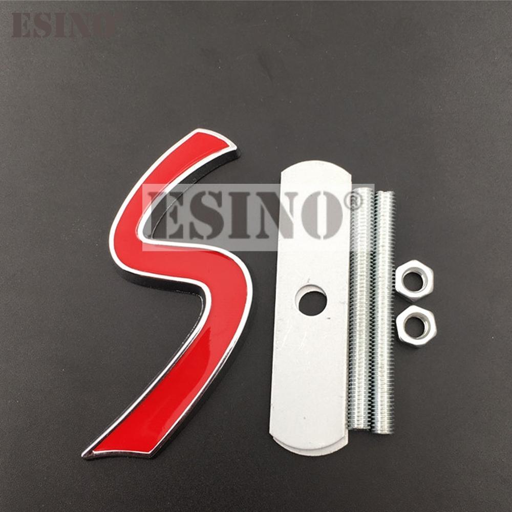 Neues Auto Styling 3D Metall Chrom Zinklegierung S Emblem Auto Frontgrill Abzeichen Auto Zubehör