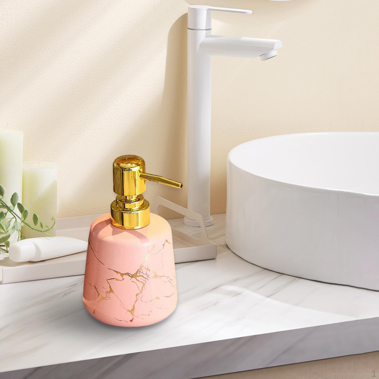 

Керамический дозатор мыла для ванной комнаты, контейнер для жидкости для мытья тела для дома 260ml